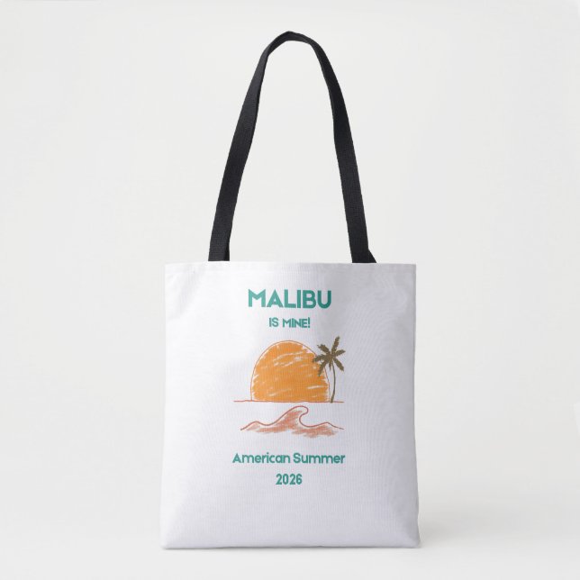 Malibu California Luxus-Schultertasche (Vorderseite)