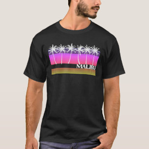 Malibu California Retro Style Beach Vintager Sonne T-Shirt