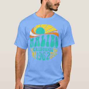Malibu California Retro Surf Team Beach T-Shirt
