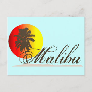 Malibu California Souvenir Postkarte