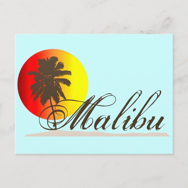 Malibu California Souvenir Postkarte (Vorderseite)
