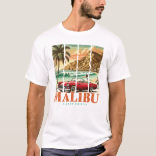 Malibu California - Sportwagen Landschaftliche Küs T-Shirt