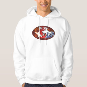 Malibu California Surwellen Kunst Typ hoodie