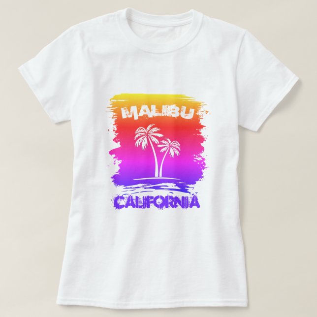 Malibu California T - Shirt (Design vorne)