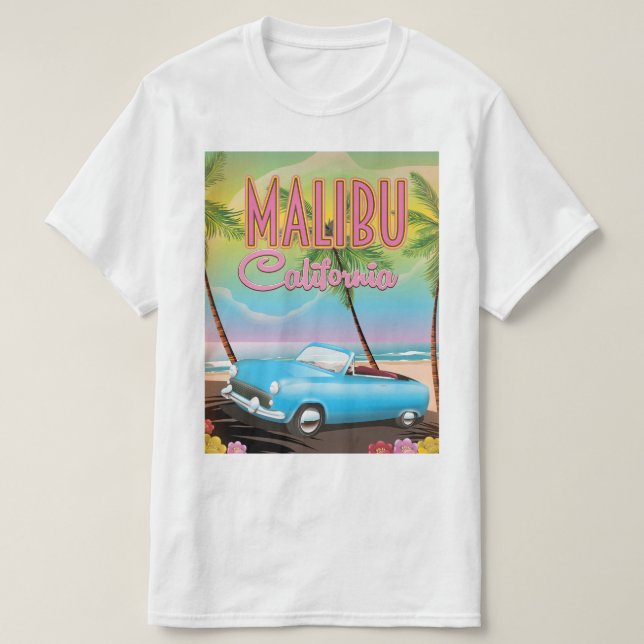 Malibu California T-Shirt (Design vorne)