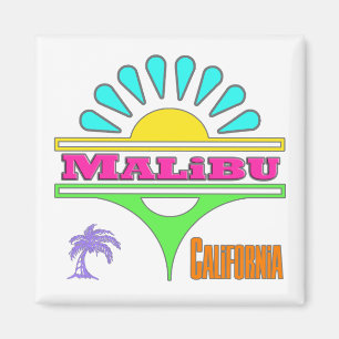 "Malibu Colorful 1" Magnet
