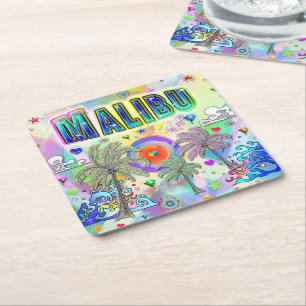 Malibu Deep Dream Untersetzer