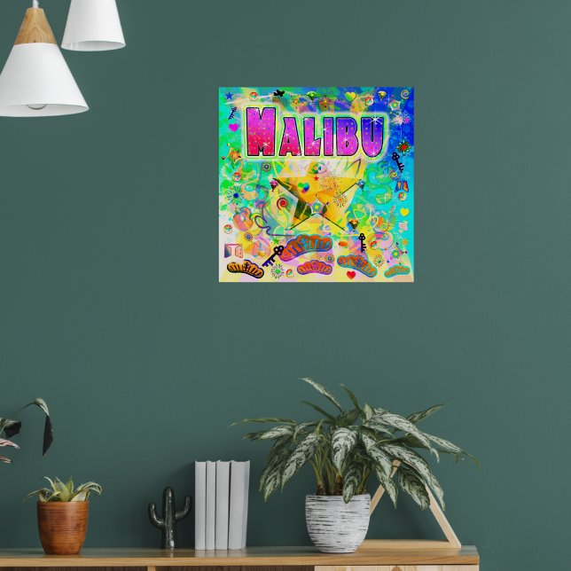 Malibu Epoch Hour Poster (Wohnzimmer 1)