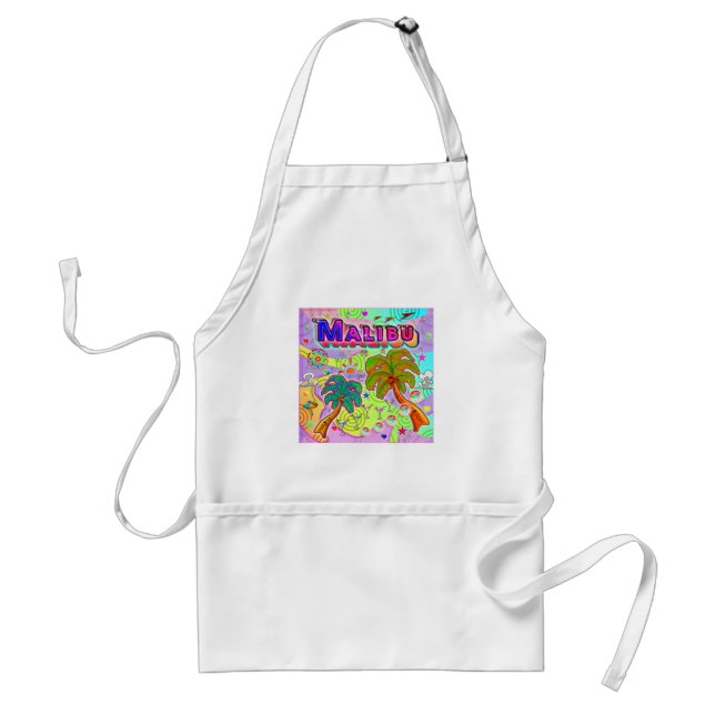 Malibu Ferien Ziel-Schürze Schürze (Vorne)