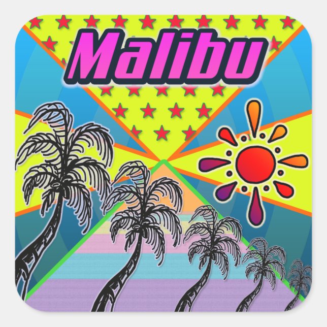 Malibu Freedom Aufkleber (Vorderseite)