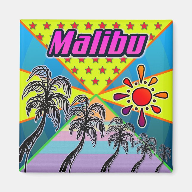Malibu Freedom Magnet (Vorne)
