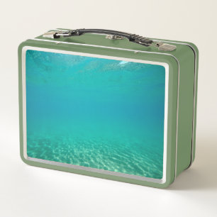 Malibu Gem Retro Lunchbox mit Unterwasserbildern