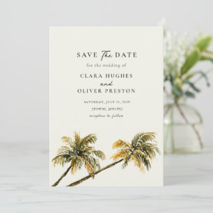 Malibu Golden Hour Palm Coast California Hochzeit Save The Date