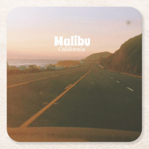 Malibu, Kalifornien Roadtrip Rechteckiger Pappuntersetzer