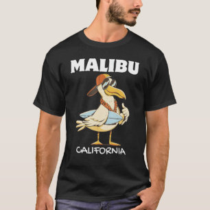 MALIBU KALIFORNIEN Surfen Vintage Sonnenuntergang T-Shirt