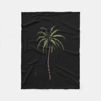 Malibu Kalifornien Tropischer Baum Palme Entspannt Fleecedecke