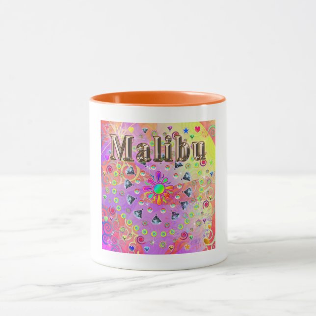 Malibu Lucky Golden Tasse (Zentrum)