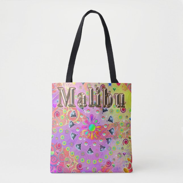 Malibu Lucky Golden Tote Bag (Vorderseite)