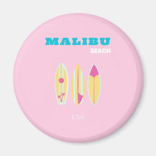 Malibu, Malibu Beach, Preppy, Preppy Girl, Pink Magnet