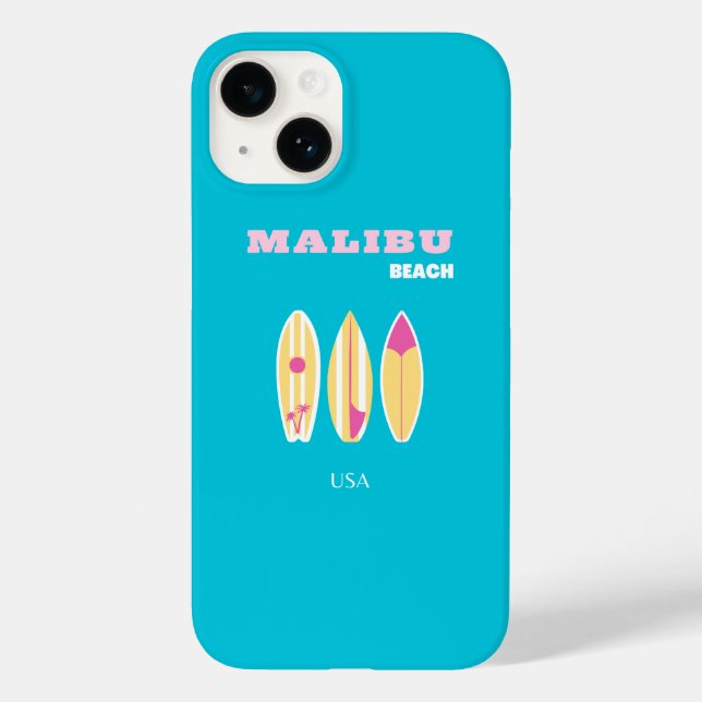 Malibu, Malibu Beach, Tropical, Preppy, Preppy Art Case-Mate iPhone Hülle (Rückseite)