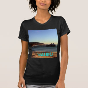 Malibu-Pier-und Surfrider Strand-Foto, Malibu, CA T-Shirt