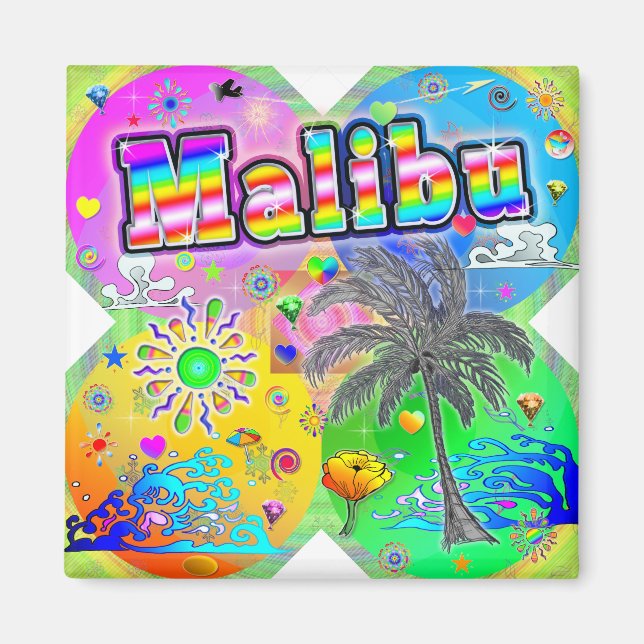 Malibu Quadro Seasons Magnet (Vorne)