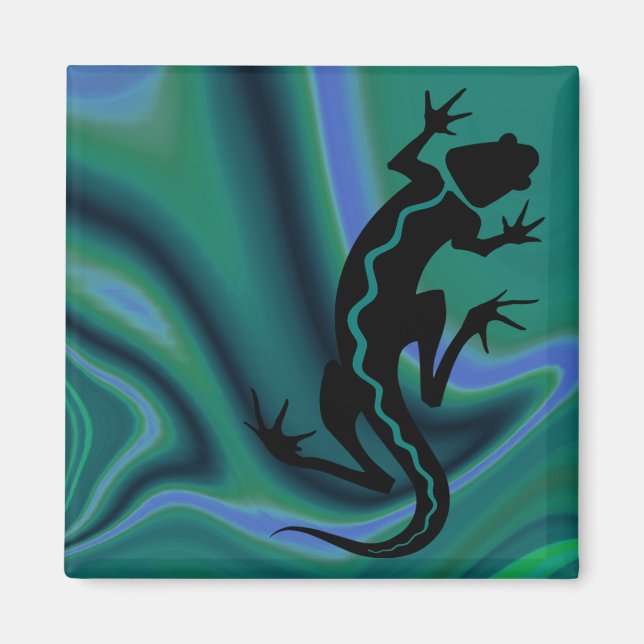 "Malibu Salamander" von Cheryl Daniels Magnet (Vorne)