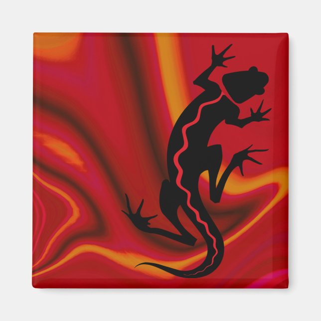 "Malibu Salamander" von Cheryl Daniels Magnet (Vorne)