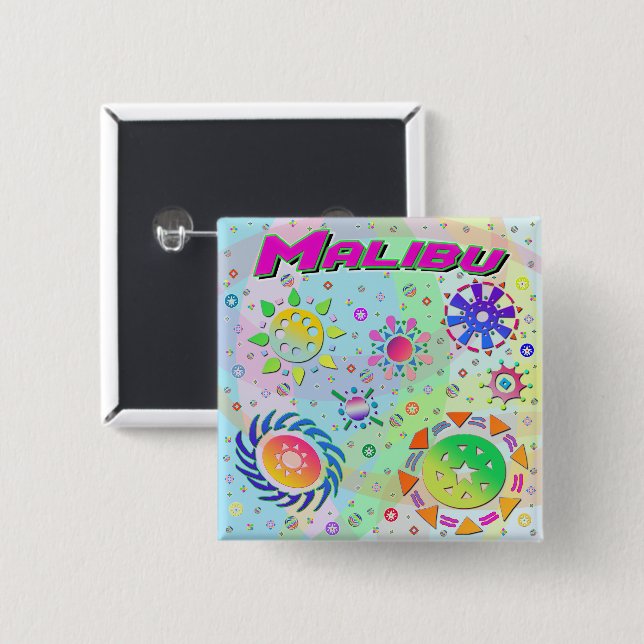 Malibu Seven Suns & Energy Button (Vorne & Hinten)