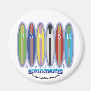 Malibu-Strand-Surfbretter Magnet
