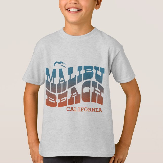 Malibu-Strand T-Shirt (Vorderseite)