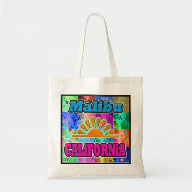 Malibu Sun & Palms Bag Tragetasche (Vorne)