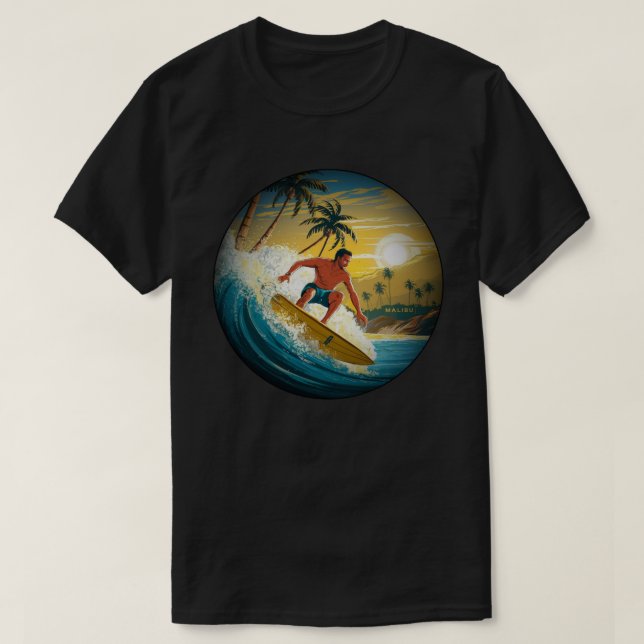 Malibu Surf T-Shirt (Design vorne)