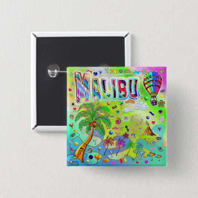 Malibu Timeless Melody Button (Vorne & Hinten)