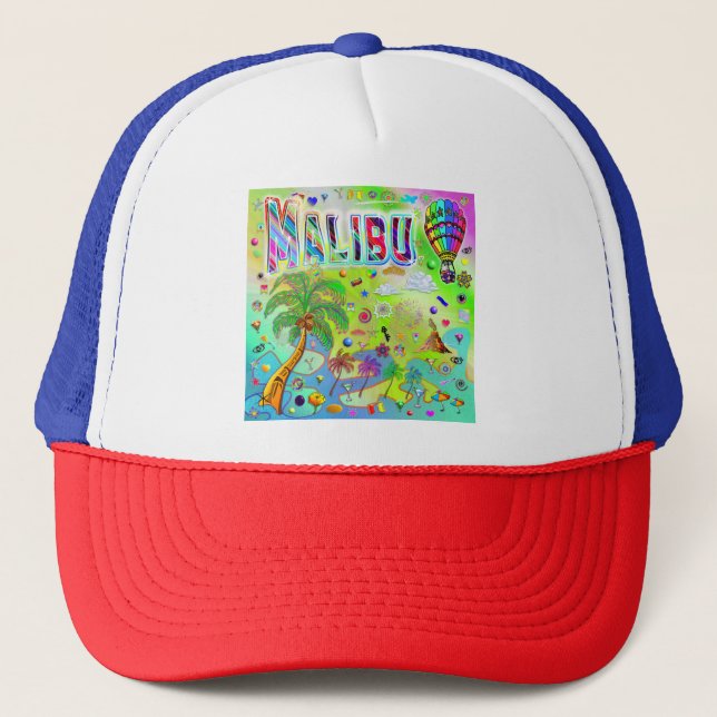Malibu Timeless Melody Hat Truckerkappe (Vorderseite)