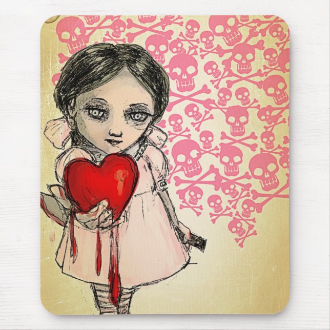 Malicious Valentine Girl Mousepad (Vorne)
