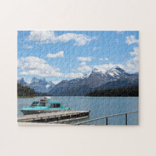 Maligne Lake Jasper Canada. Puzzle