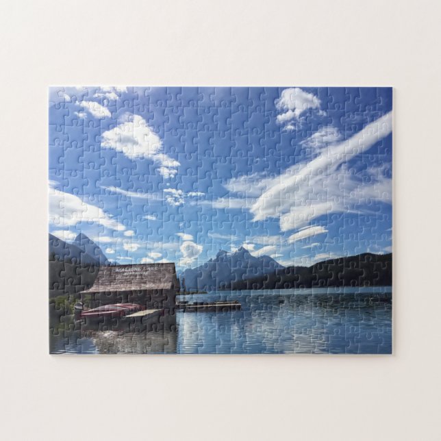 Maligne Lake Jasper Canada. Puzzle (Horizontal)