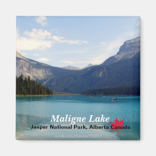 Maligne Lake/Jasper National Park, Alberta Kanada Magnet