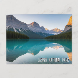 Maligne Lake Jasper National Park Kanada Postkarte
