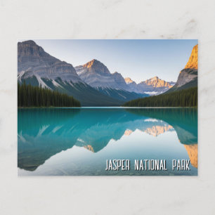 Maligne Lake Jasper National Park Kanada Postkarte