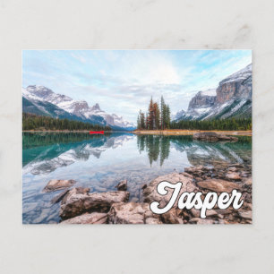 Maligne Lake, Jasper National Park Postkarte