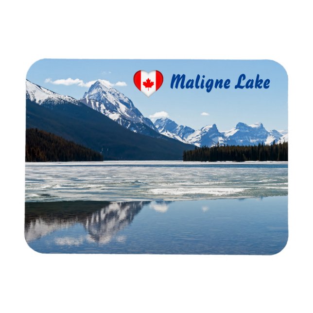Maligne Lake - Jasper Nationalpark, Kanada Magnet (Horizontal)