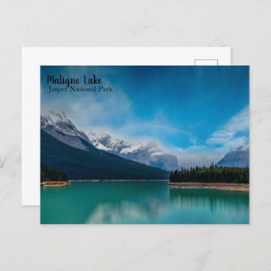 Maligne Lake Jasper Postcard Postkarte