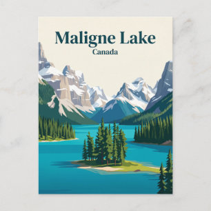 Maligne Lake Kanada Postkarte