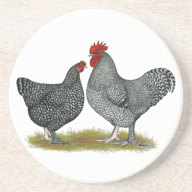 Maline Chickens Getränkeuntersetzer (Vorne)