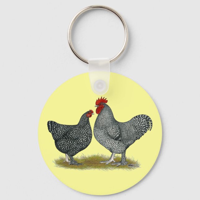 Maline Chickens Schlüsselanhänger (Vorderseite)