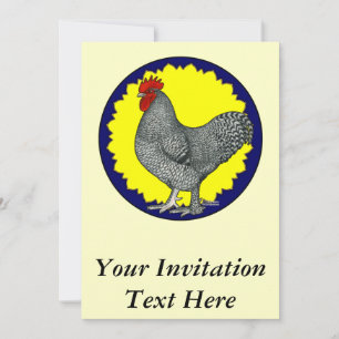 Maline Rooster Einladung
