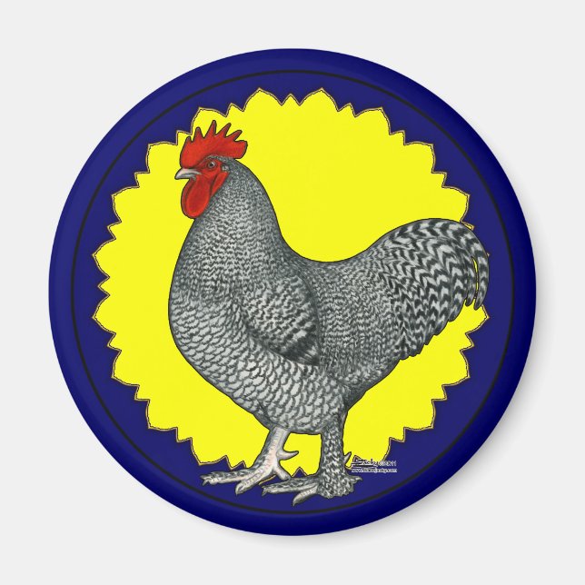Maline Rooster Magnet (Vorne)