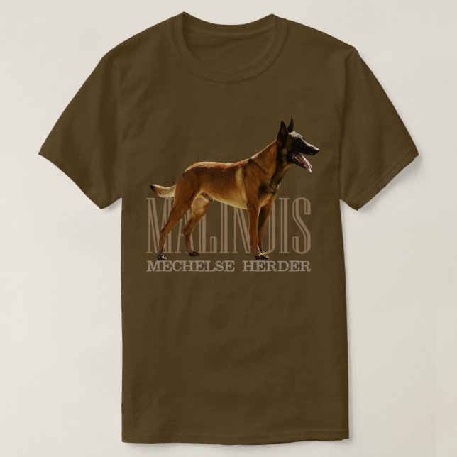 Malinois belgischer Hirte Mechelaar (5) T-Shirt (Design vorne)
